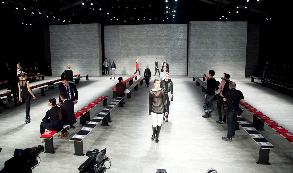 We set the stage at Fashion Week. - InteriorArts